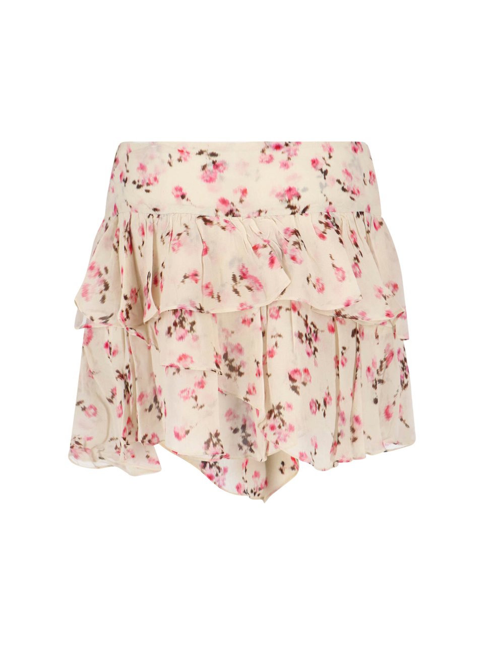 Isabel Marant 'Lolita' Beige Viscose Skirt Neutraal