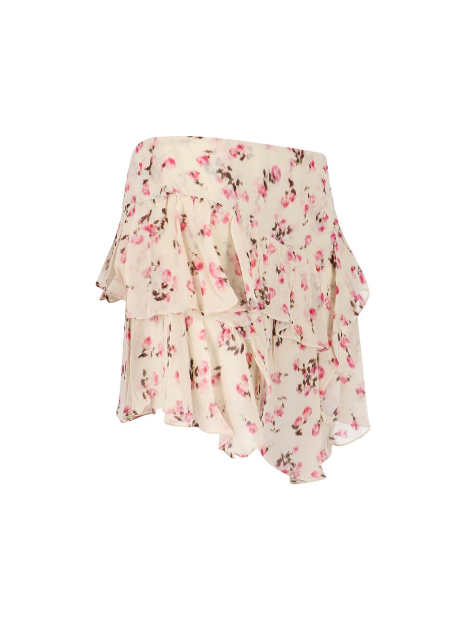 Isabel Marant 'Lolita' Beige Viscose Skirt Neutraal
