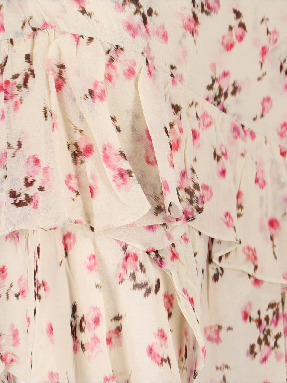 Isabel Marant 'Lolita' Beige Viscose Skirt Neutraal