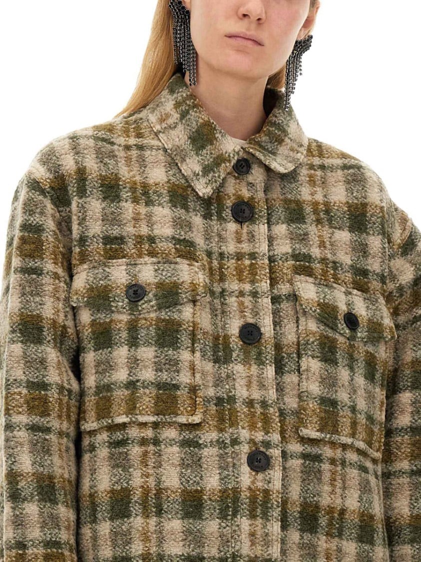 Isabel Marant "Harveli" Shirt Jacket Neutraal