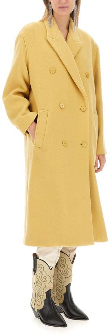 Isabel Marant Theodore Coat Geel