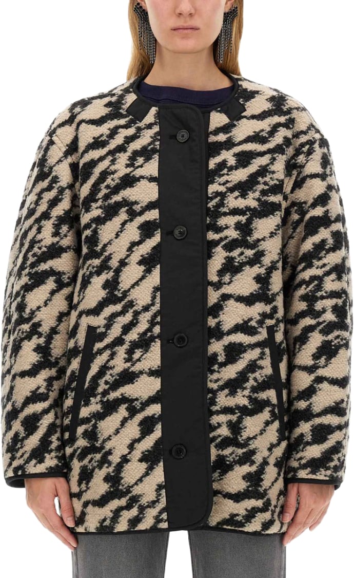 Isabel Marant "Fernelia" Reversible Jacket Zwart