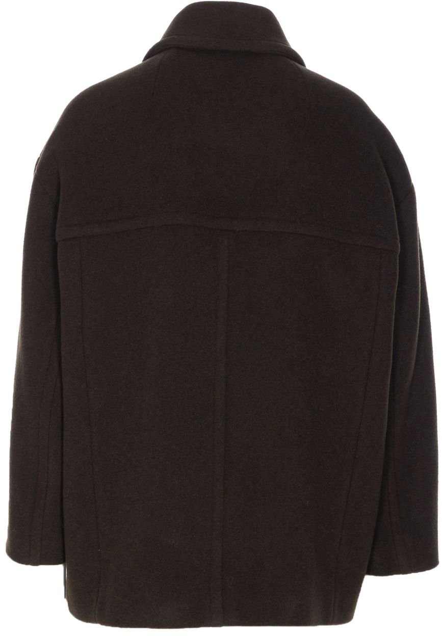 Isabel Marant Coats Dark Khaki Bruin