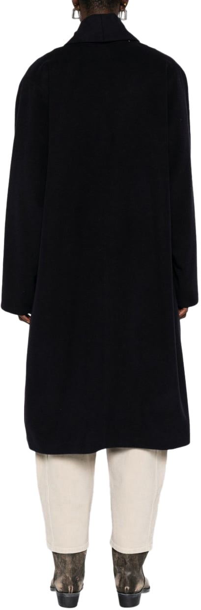 Isabel Marant Coats Black Zwart