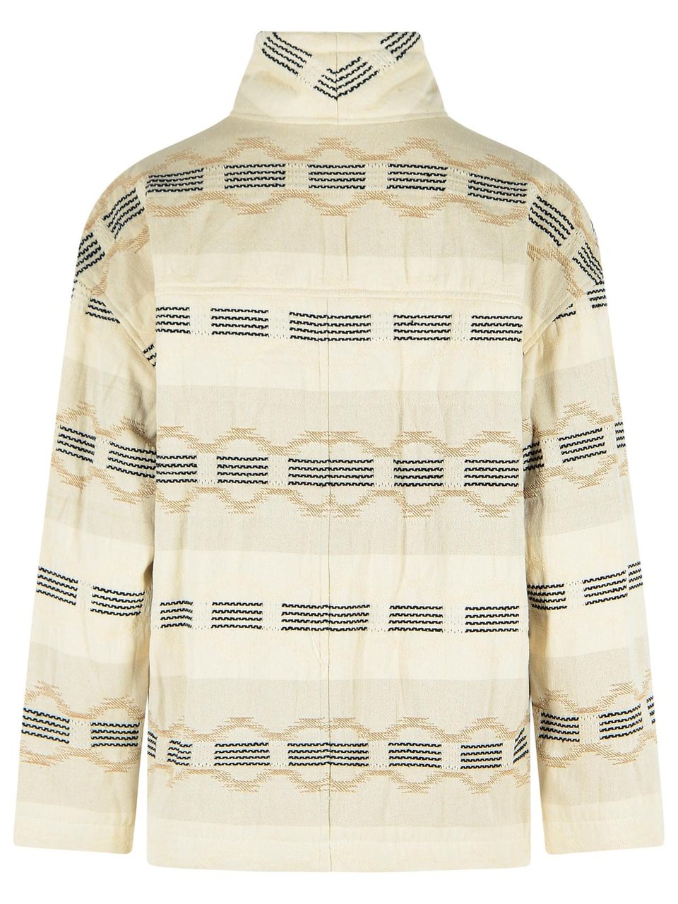 Isabel Marant 'Quayla' Beige Cotton Blend Jacket Wit