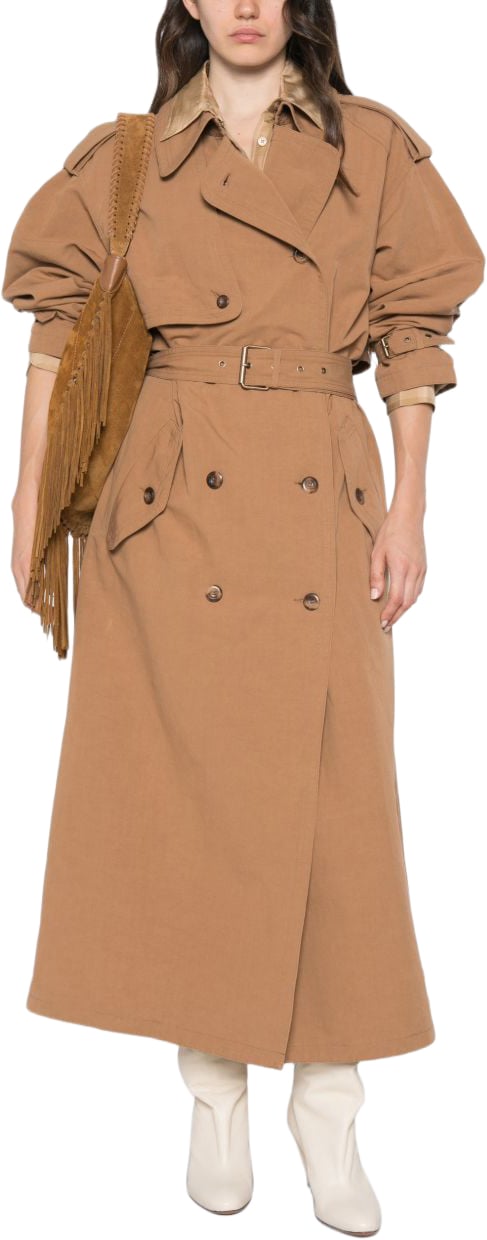 Isabel Marant Coats Camel Beige