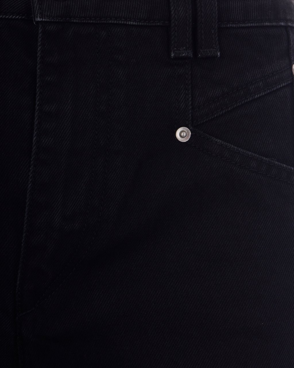Isabel Marant Trousers Faded Black Donkergrijs