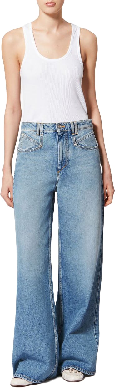 Isabel Marant Jeans Light Blue Blauw