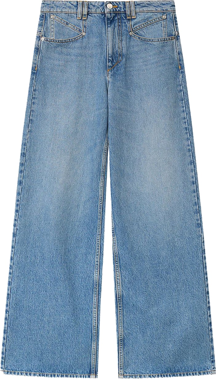 Isabel Marant Jeans Clear Blue Blauw