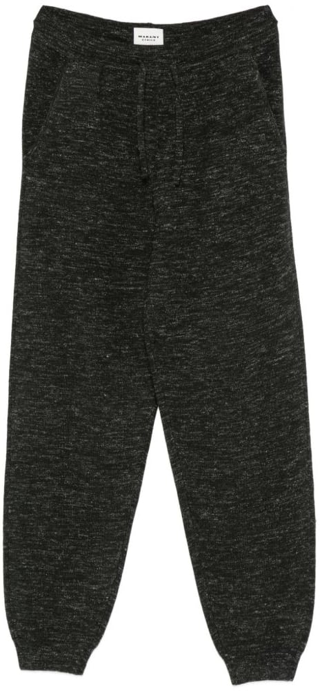 Isabel Marant Trousers Black Donkergrijs