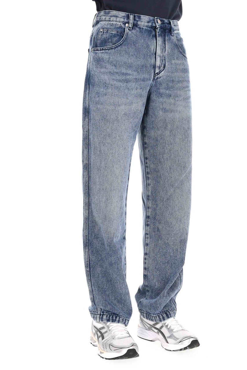 Isabel Marant Jenter Lyocell and Cotton Jeans Grijs