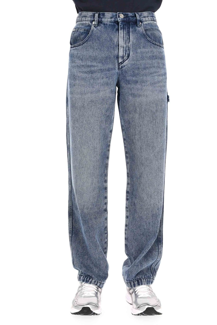 Isabel Marant Jenter Lyocell and Cotton Jeans Grijs
