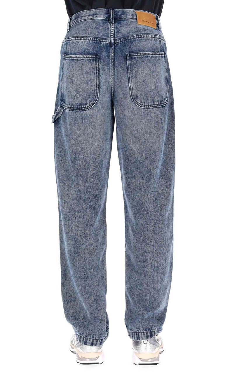 Isabel Marant Jenter Lyocell and Cotton Jeans Grijs