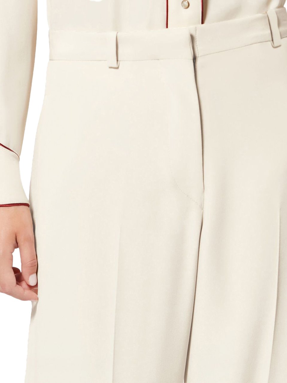 Isabel Marant Trousers Ecru Wit