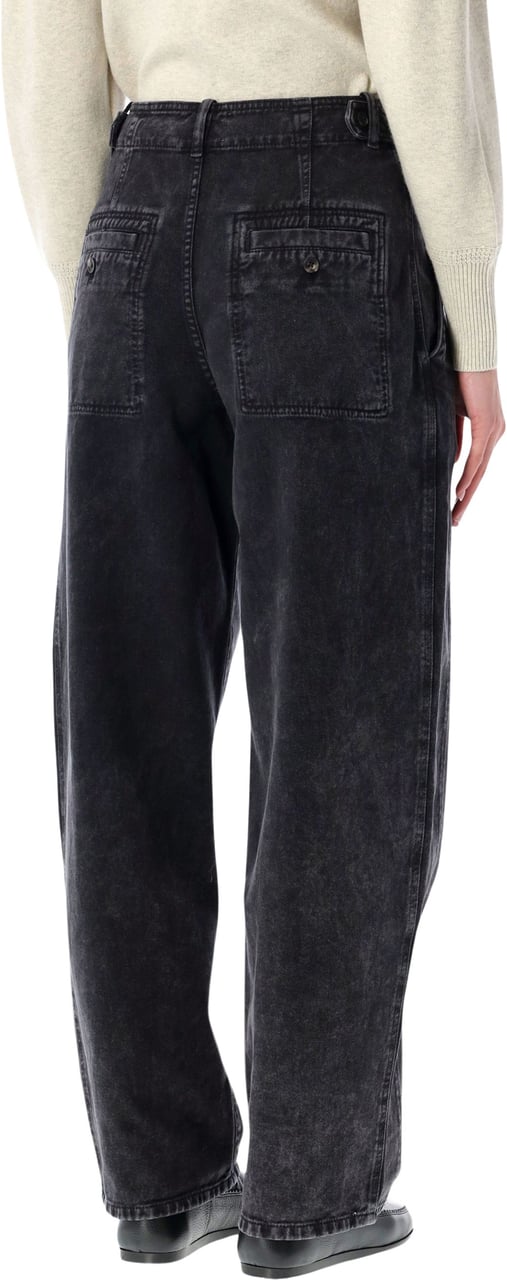 Isabel Marant Isabel Marant Ireme workwear denim trousers Zwart