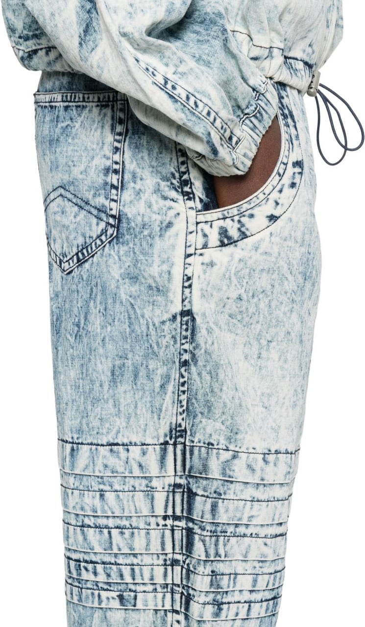 Isabel Marant Trousers Clear Blue Lichtblauw