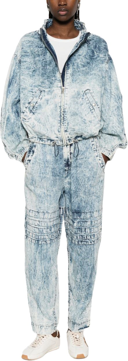 Isabel Marant Trousers Clear Blue Lichtblauw