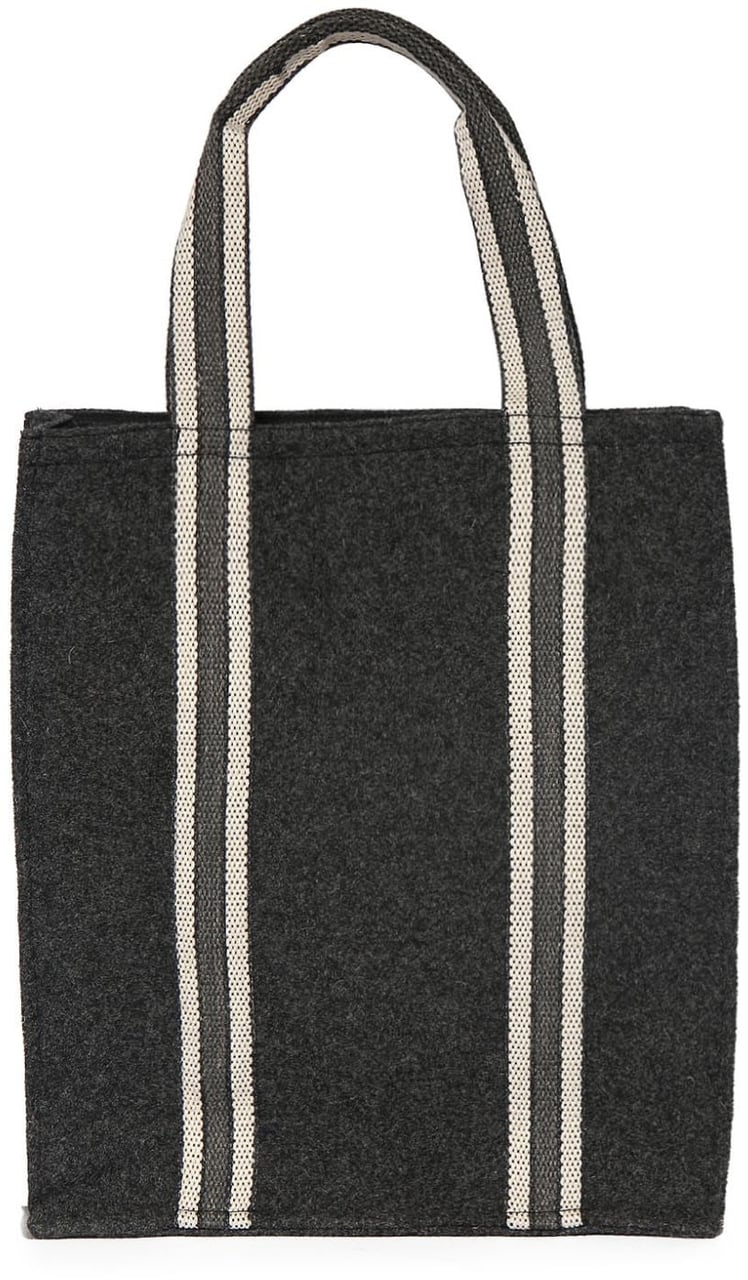 Isabel Marant Aruba Puebla Logo Patch Tote Bag Grijs