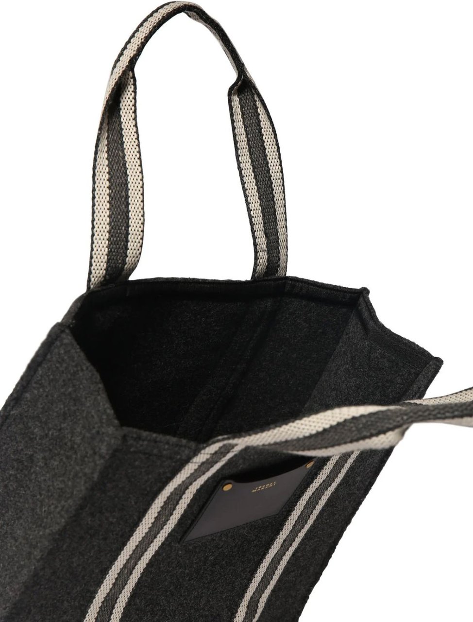 Isabel Marant Aruba Puebla Logo Patch Tote Bag Grijs