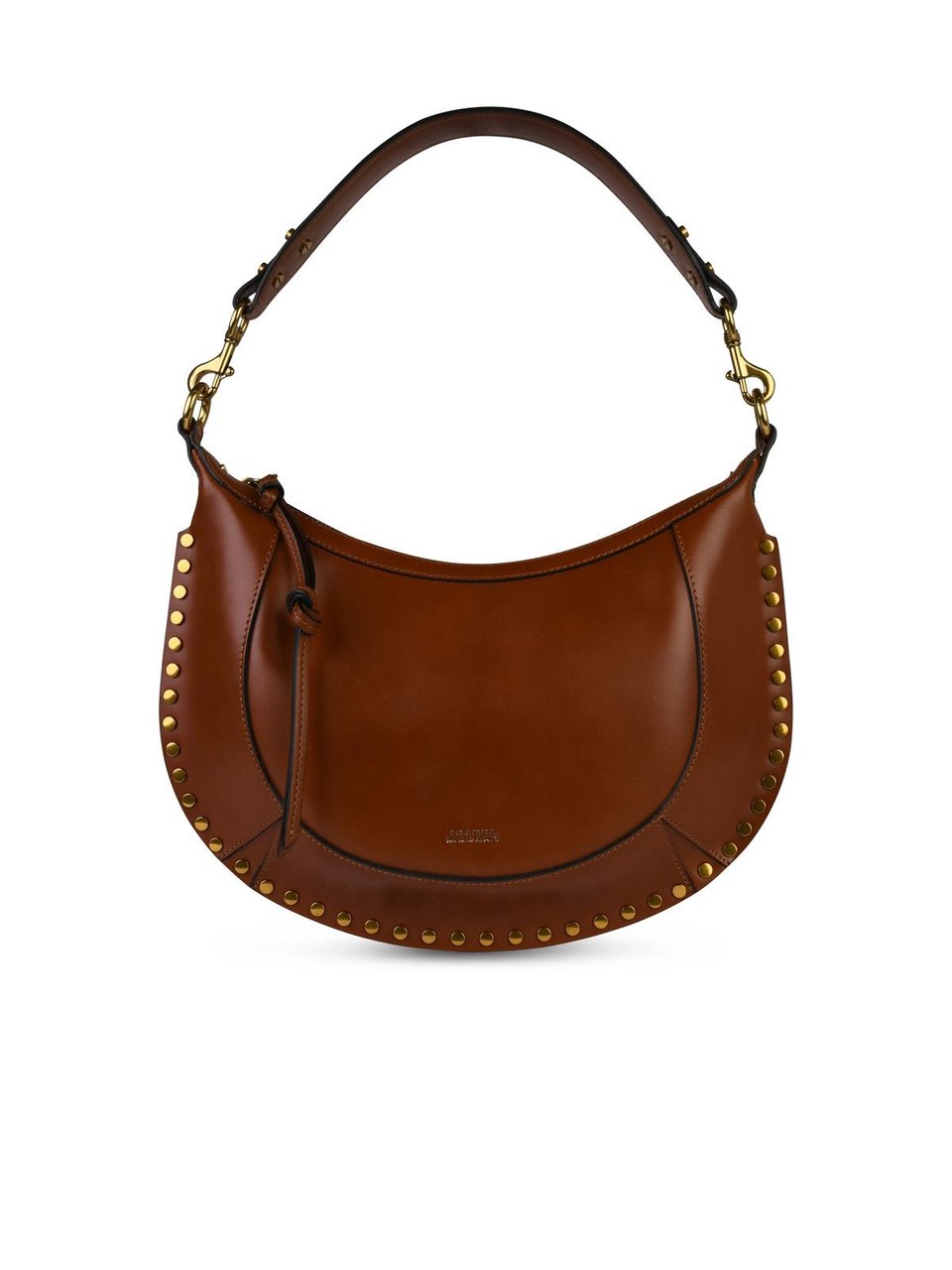 Isabel Marant Naoko' Brown Leather Crossbody Bag Oranje