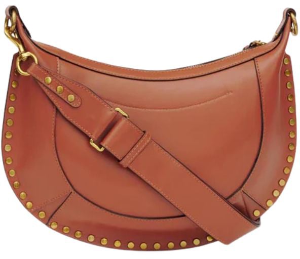 Isabel Marant Borsa In Pelle Naoko Con Borchie Bruin