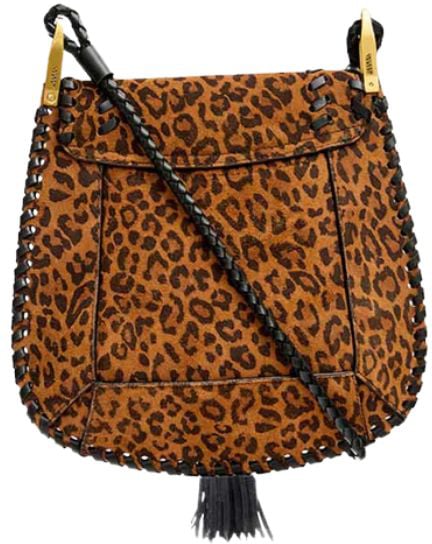 Isabel Marant Borsa A Tracolla Anahi In Pelle Leopardata Dierenprint