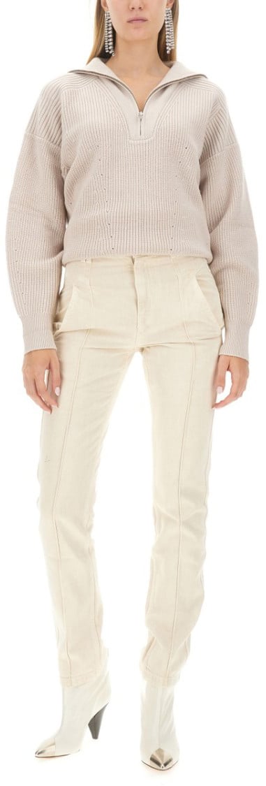Isabel Marant Benny Sweater Neutraal