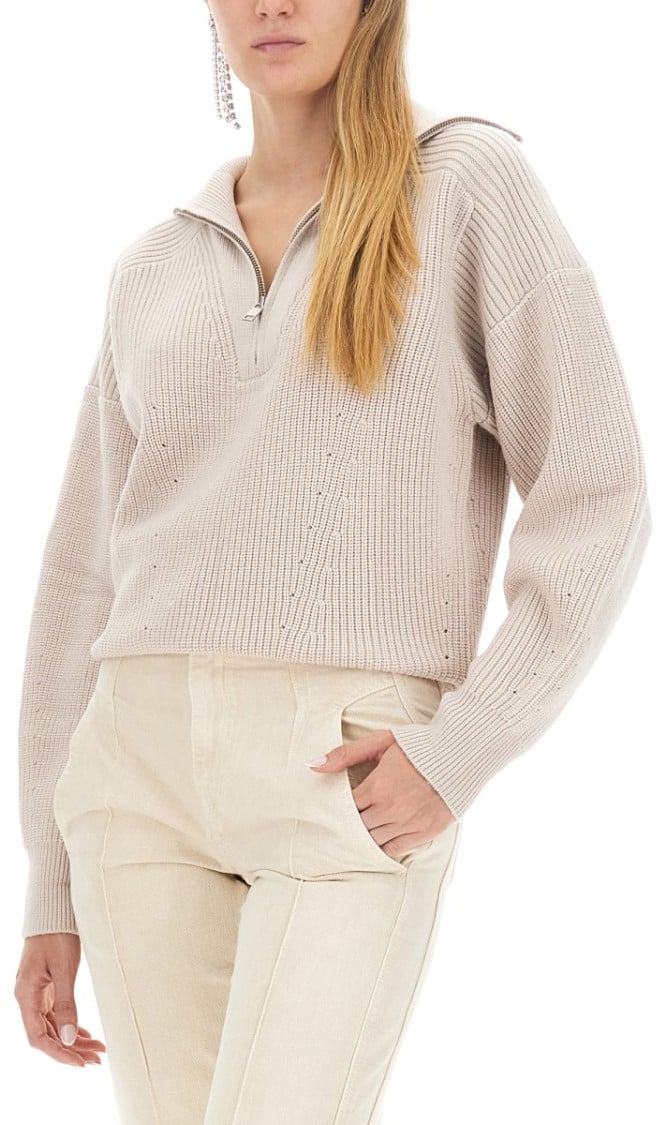 Isabel Marant Benny Sweater Neutraal