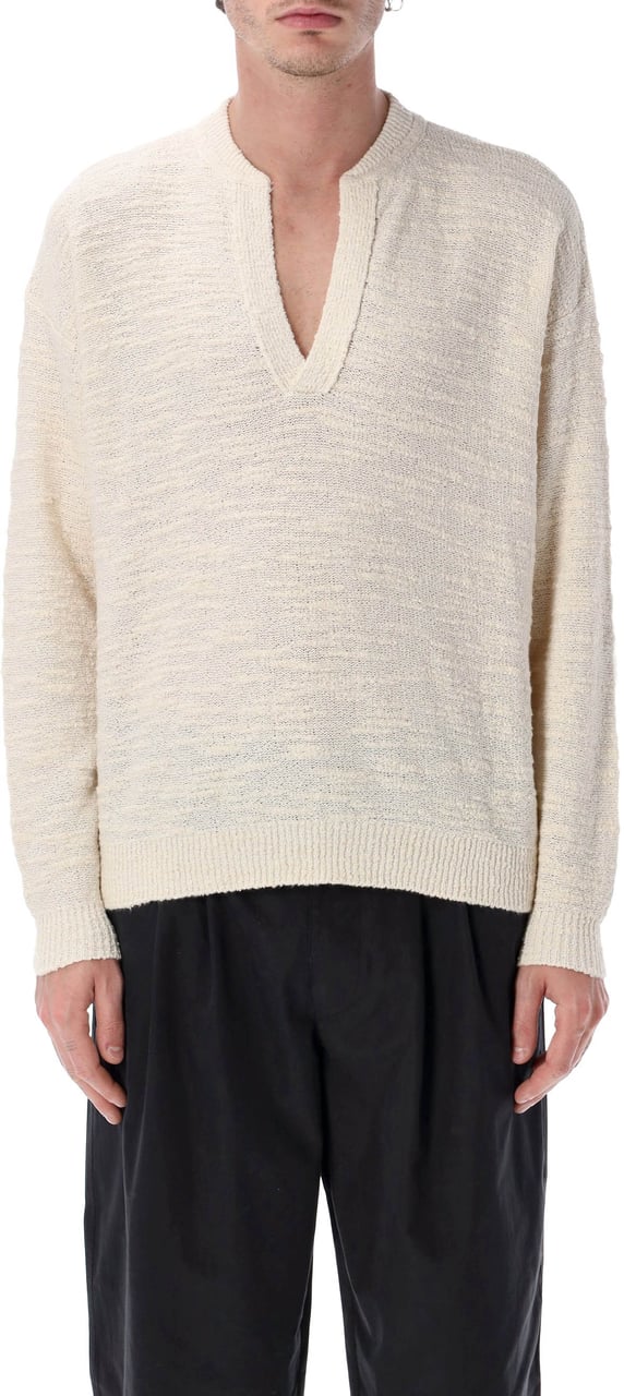 Isabel Marant Marant Arnold textured knit sweater Neutraal