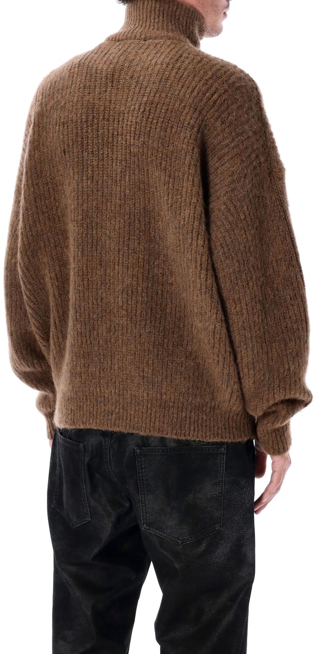 Isabel Marant Dinan Half Zip Marrone Bruin