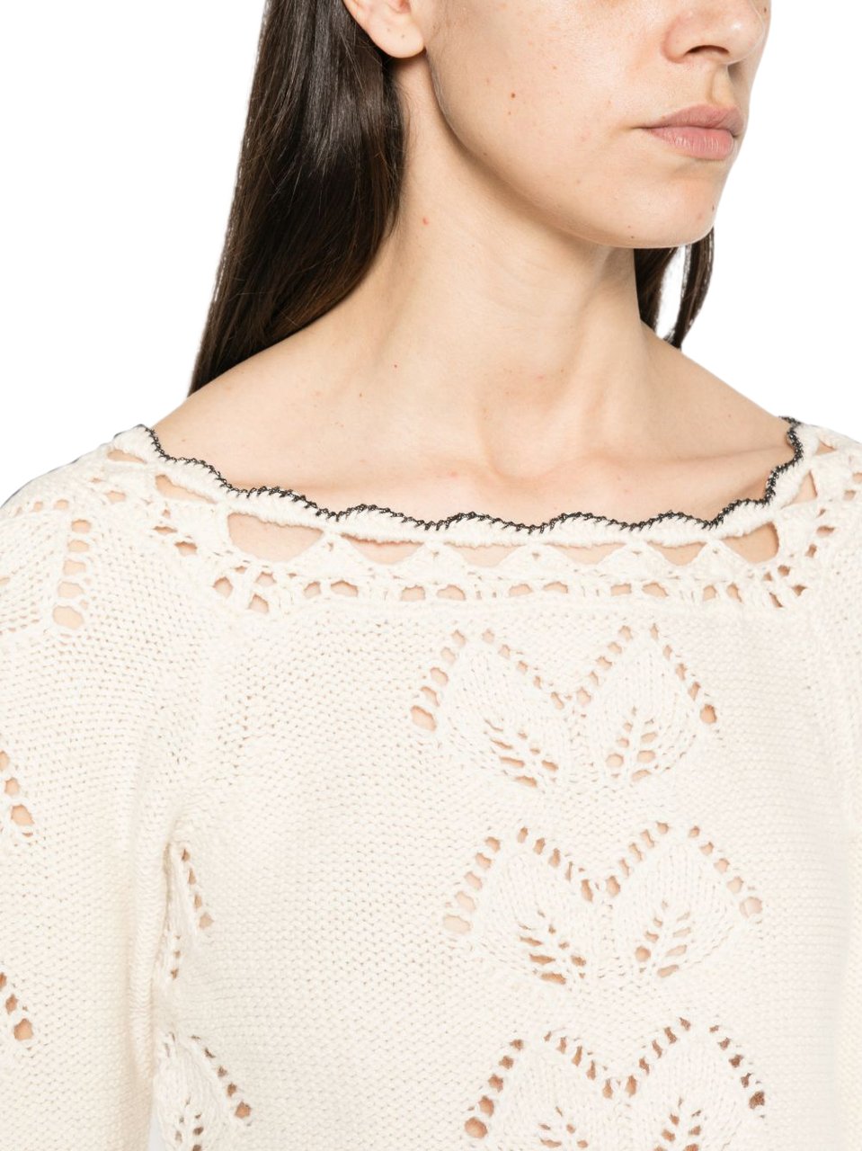 Isabel Marant Top Ecru Wit