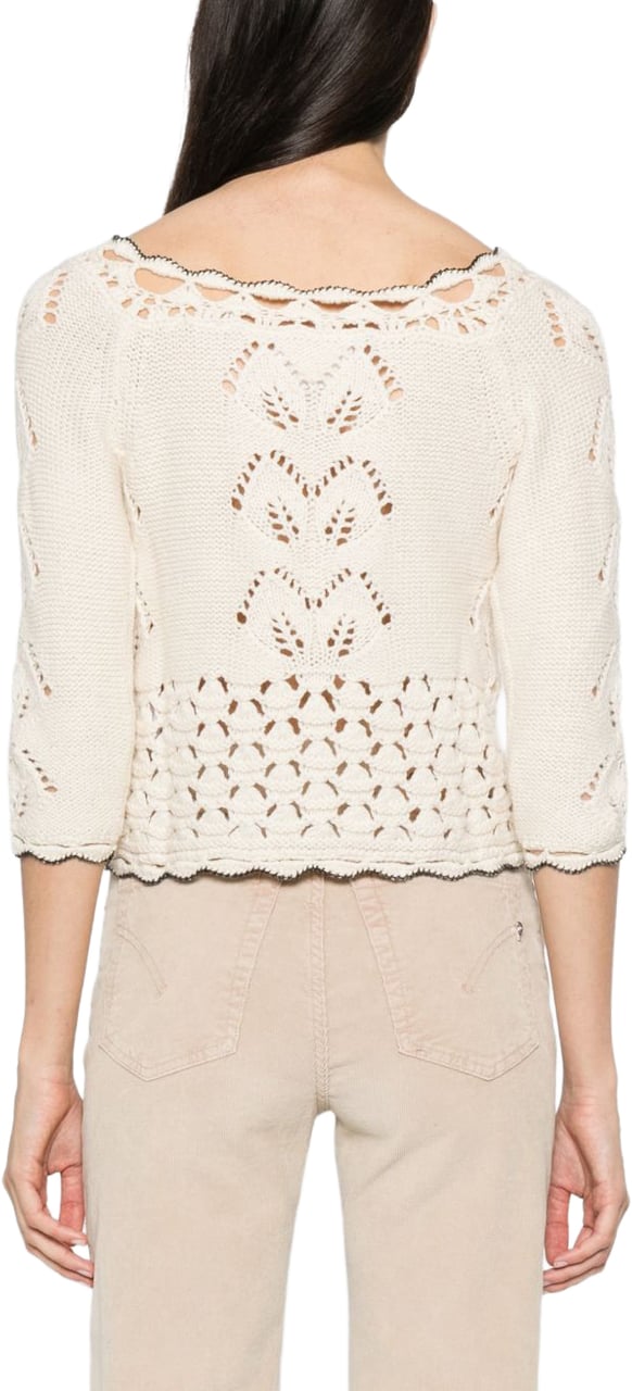 Isabel Marant Top Ecru Wit