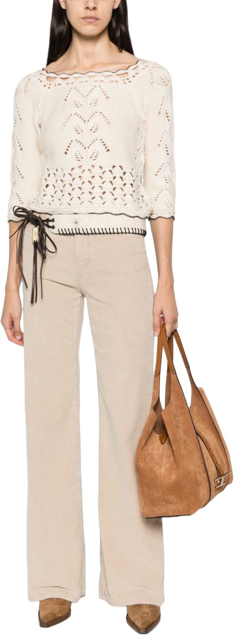 Isabel Marant Top Ecru Wit