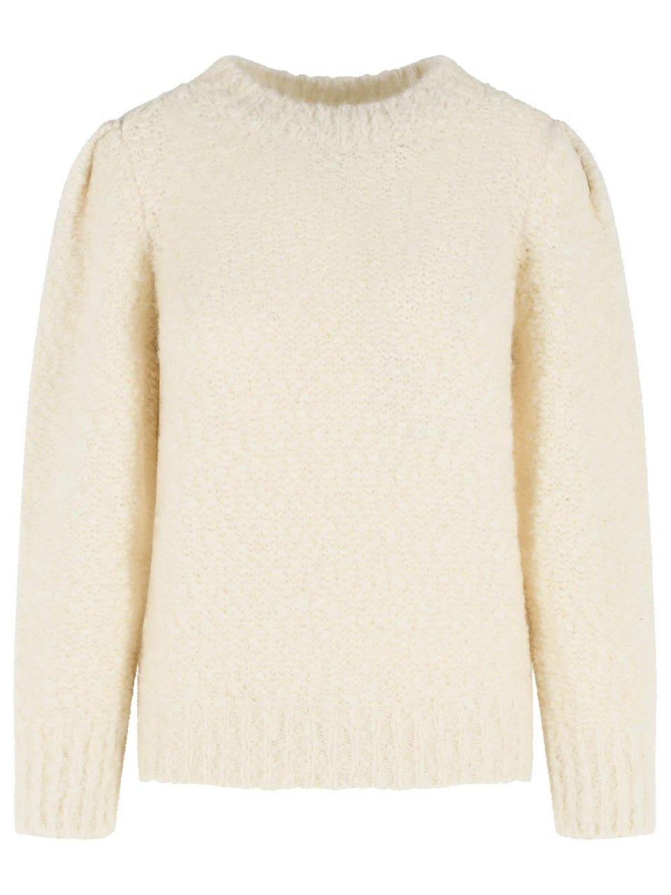Isabel Marant 'Emma' Ivory Virgin Wool Blend Sweater Neutraal