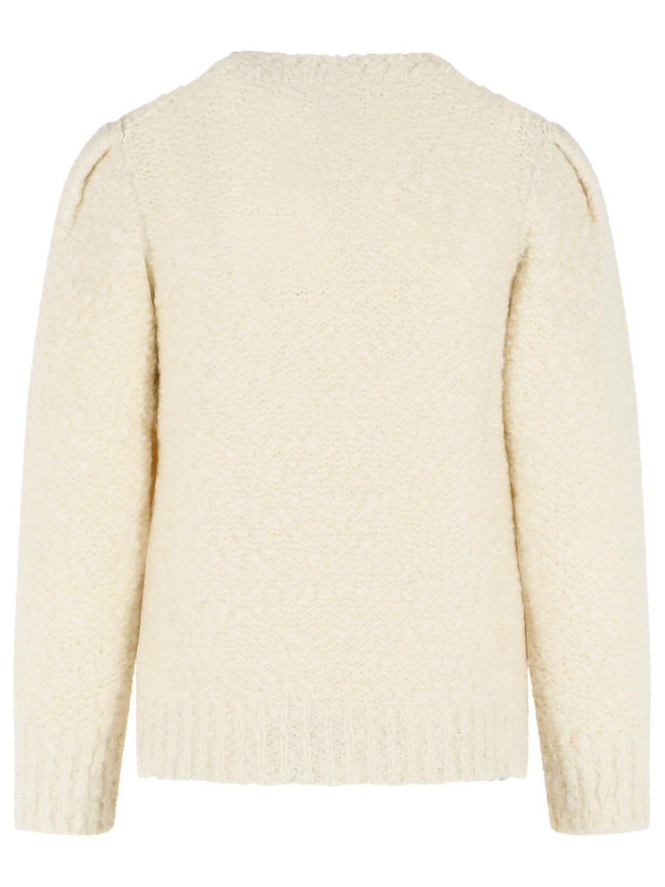 Isabel Marant 'Emma' Ivory Virgin Wool Blend Sweater Neutraal