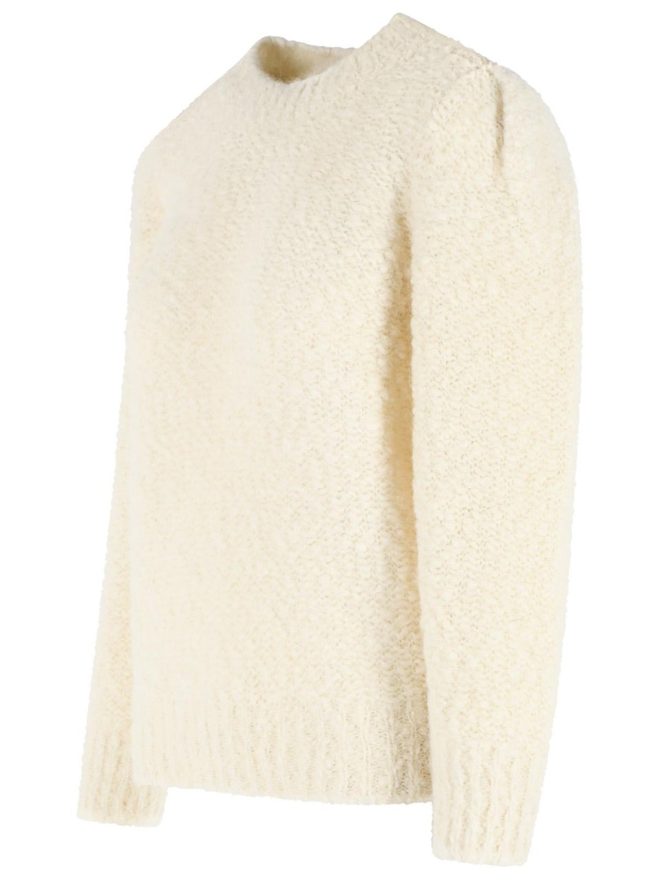 Isabel Marant 'Emma' Ivory Virgin Wool Blend Sweater Neutraal