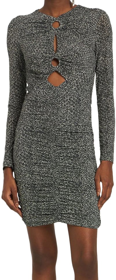 Isabel Marant Dark gray elegant and versatile dress Zwart