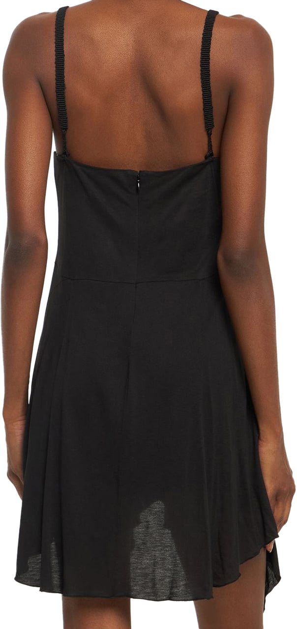 Isabel Marant Flowing black dress with thin straps sophisticated Zwart