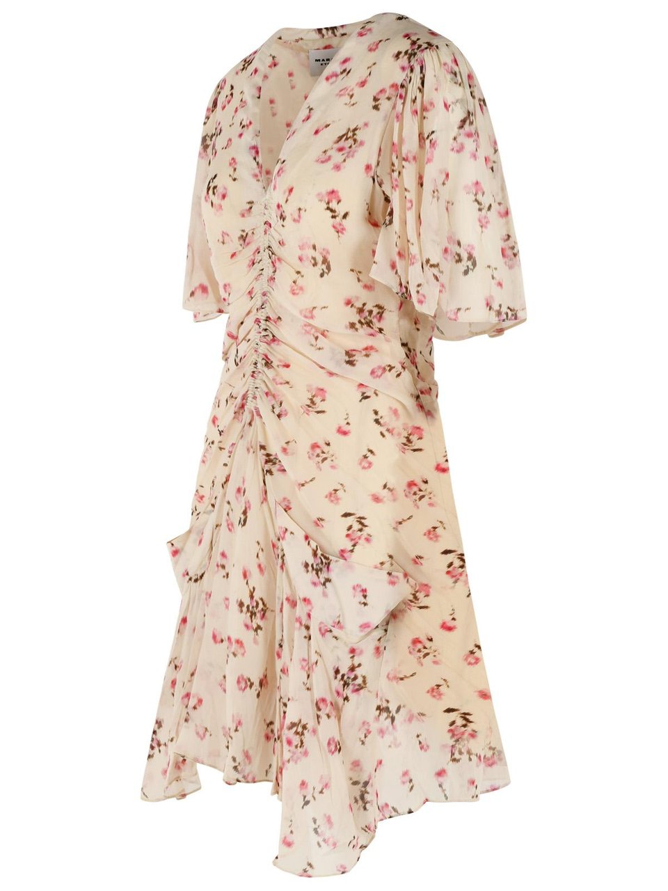 Isabel Marant 'Vivienne' Beige Viscose Dress Neutraal