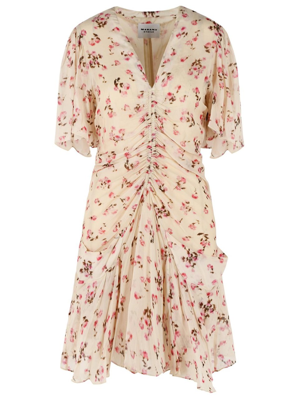 Isabel Marant 'Vivienne' Beige Viscose Dress Neutraal