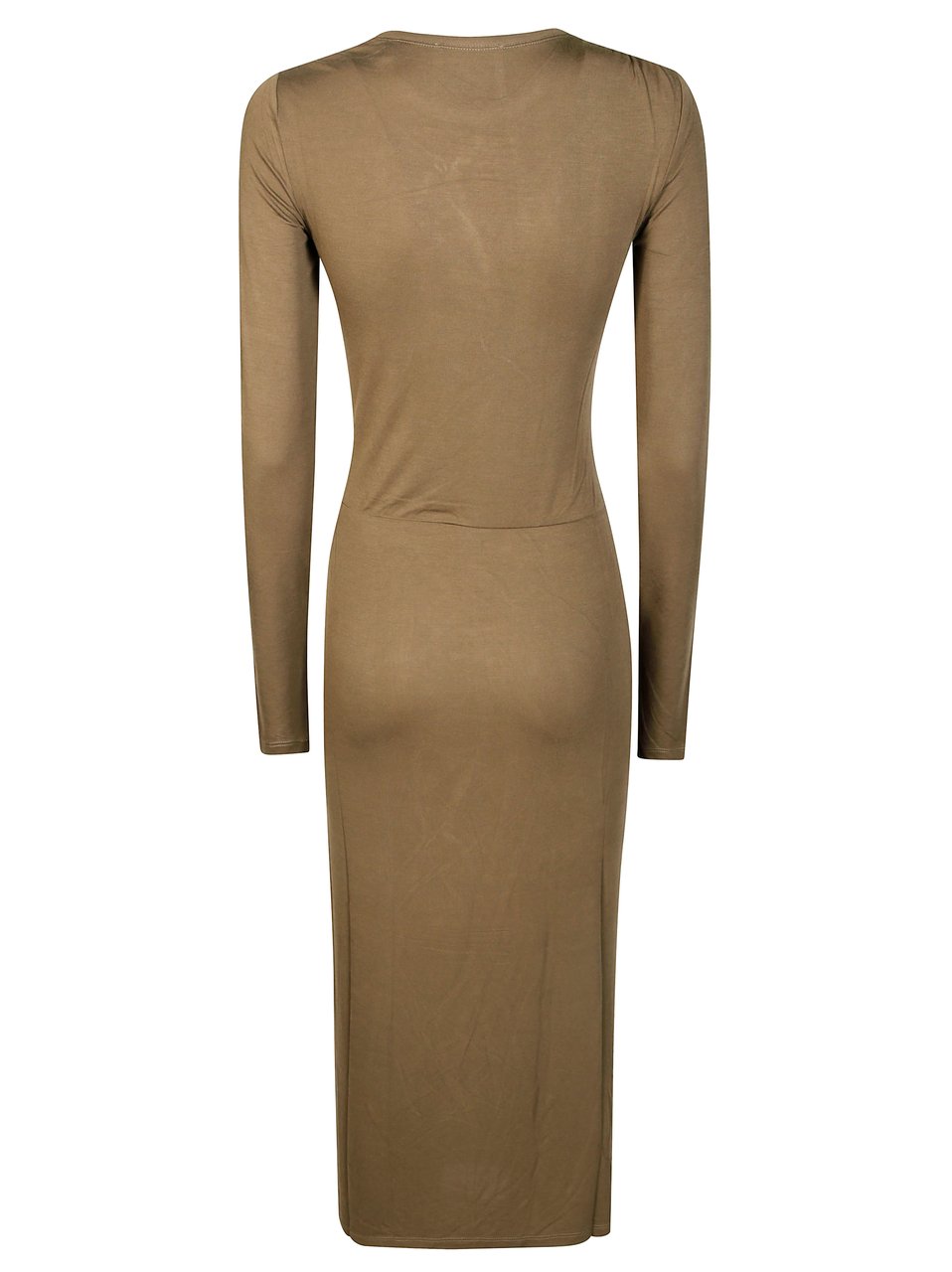Isabel Marant Fitted Midi Dress Neutraal