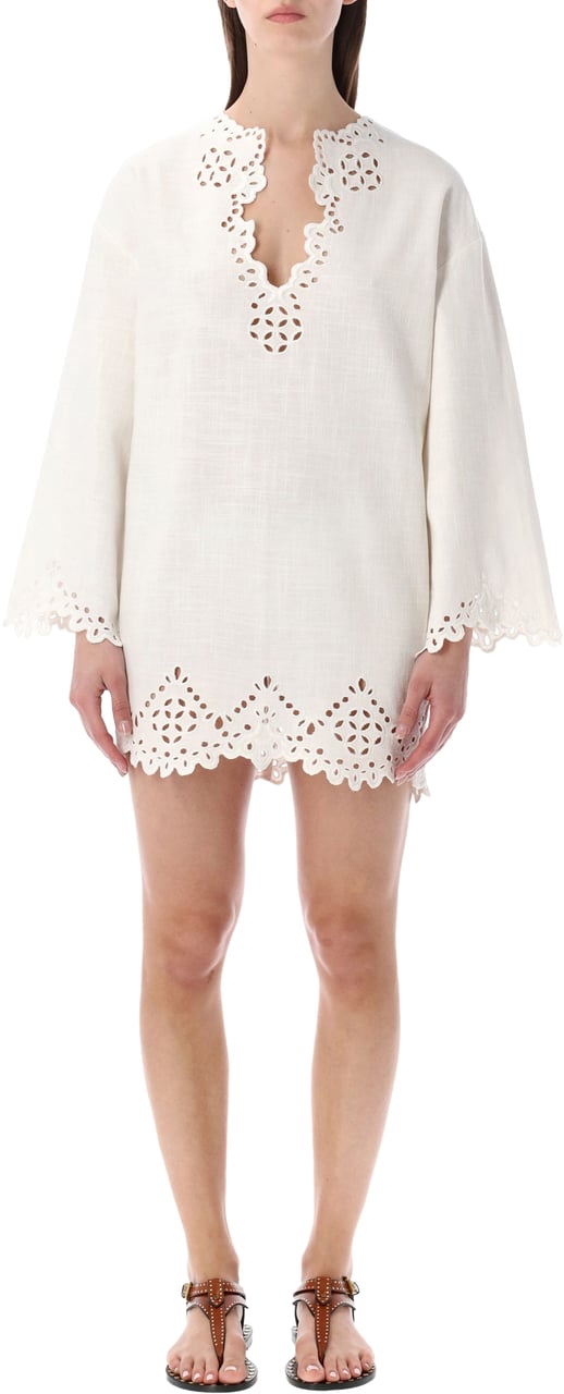 Isabel Marant Marant Étoile Sherazade openwork dress Wit