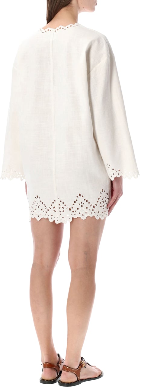 Isabel Marant Marant Étoile Sherazade openwork dress Wit
