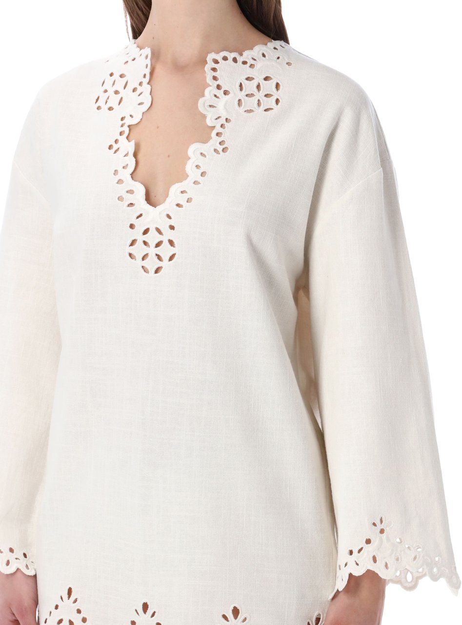 Isabel Marant Marant Étoile Sherazade openwork dress Wit