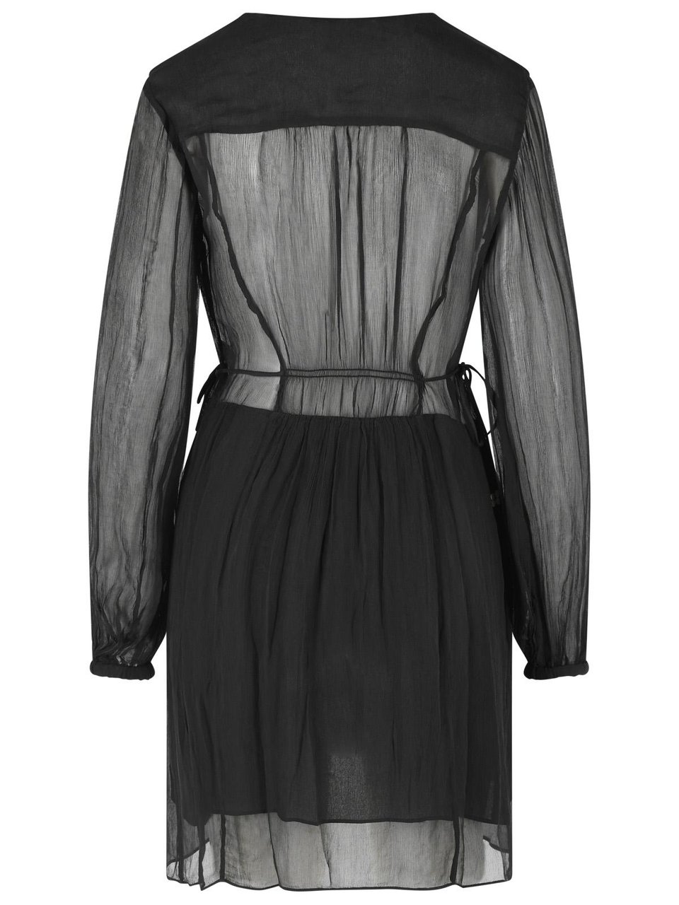 Isabel Marant Loriena Sheer Side Cut-Out Dress Zwart