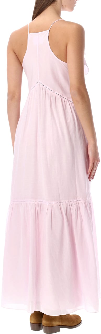 Isabel Marant Marant Étoile Vasma organic cotton voile dress Roze