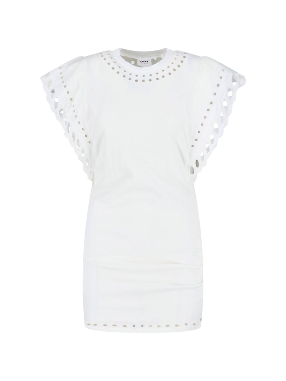 Isabel Marant Flowing White Dress with Timeless Elegance Wit