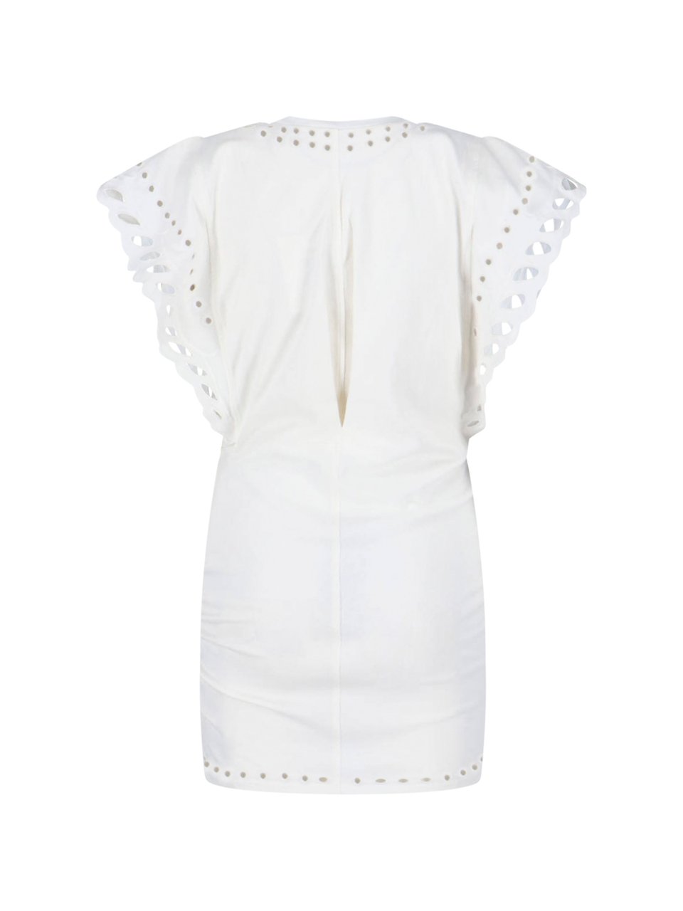 Isabel Marant Flowing White Dress with Timeless Elegance Wit