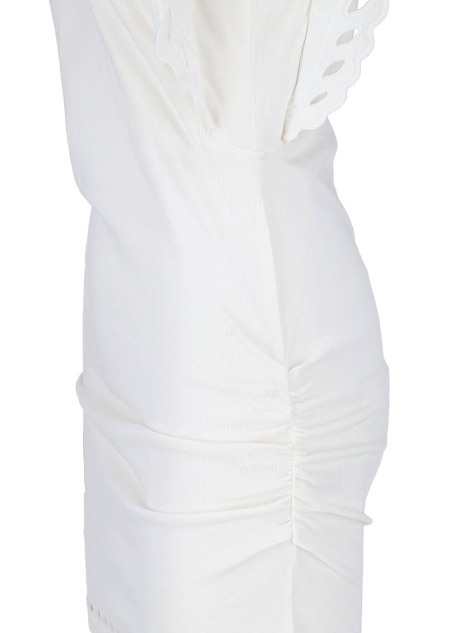 Isabel Marant Flowing White Dress with Timeless Elegance Wit