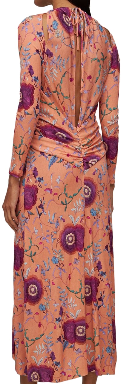 Isabel Marant Elegant long floral dress for any occasion Oranje